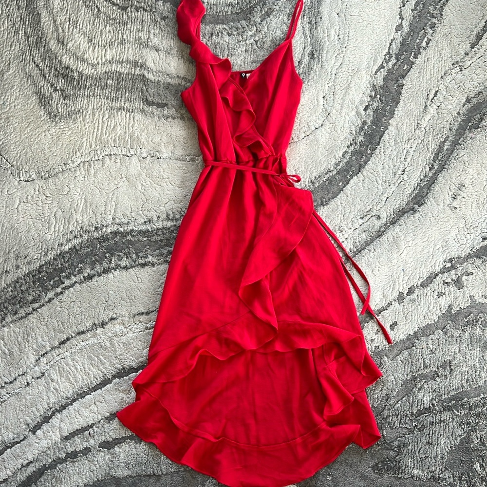 H&M red dress size 8